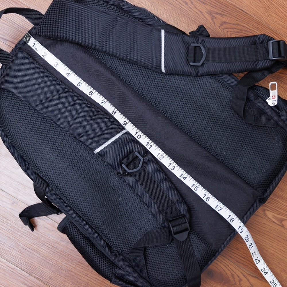 Swiss Gear Laptop Backpack Black Travel School Bag Multi Compartment - Picture 7 of 8